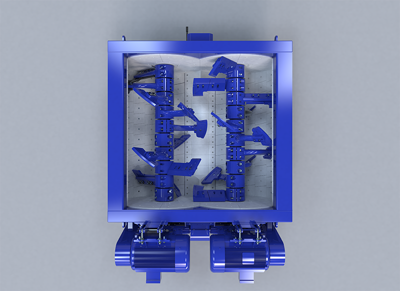 雙臥軸混凝土攪拌機(jī)